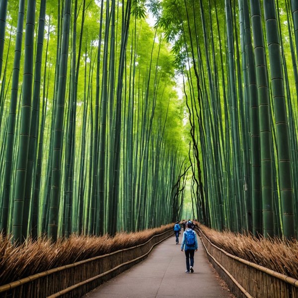 Quelles croisières offrent des excursions pour découvrir les forêts de bambous au Japon?